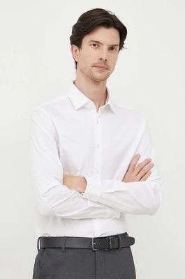 Zdjęcie produktu Calvin Klein koszula męska kolor biały slim z kołnierzykiem klasycznym
