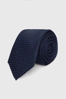Zdjęcie produktu Calvin Klein krawat jedwabny kolor granatowy K10K113144