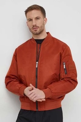 Zdjęcie produktu Calvin Klein kurtka bomber męski kolor brązowy przejściowa