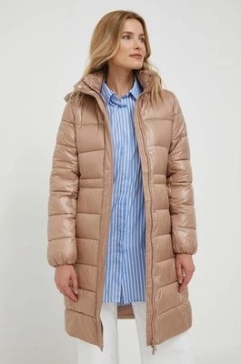 Zdjęcie produktu Calvin Klein kurtka damska kolor beżowy przejściowa