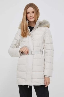 Zdjęcie produktu Calvin Klein kurtka damska kolor beżowy zimowa