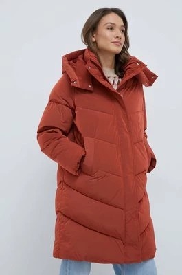 Zdjęcie produktu Calvin Klein kurtka damska kolor pomarańczowy zimowa oversize