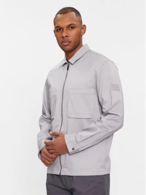 Zdjęcie produktu Calvin Klein Kurtka przejściowa Cotton 3D Pockets Overshirt K10K112356 Szary Regular Fit