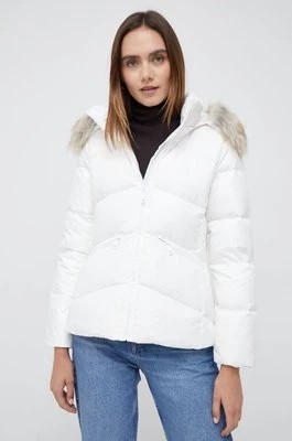 Zdjęcie produktu Calvin Klein kurtka puchowa damska kolor biały zimowa