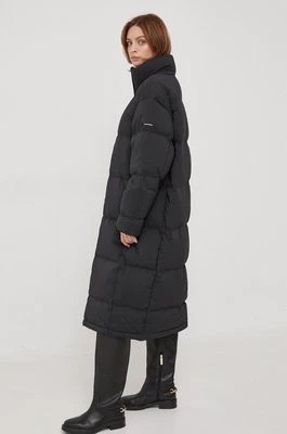 Zdjęcie produktu Calvin Klein kurtka puchowa damska kolor czarny zimowa oversize