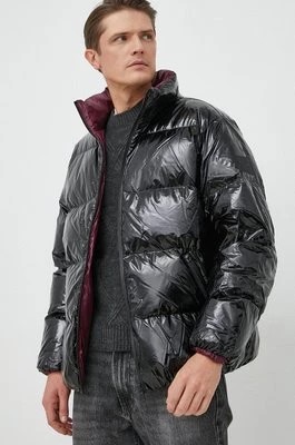 Zdjęcie produktu Calvin Klein kurtka puchowa dwustronna męska kolor czarny zimowa