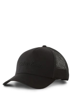 Zdjęcie produktu Calvin Klein Męska czapka z daszkiem Mężczyźni czarny jednolity,