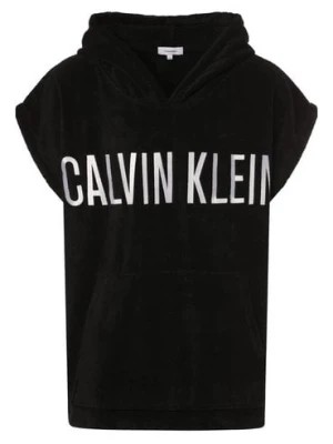 Zdjęcie produktu Calvin Klein Męski sweter z kapturem Mężczyźni Bawełna czarny jednolity,