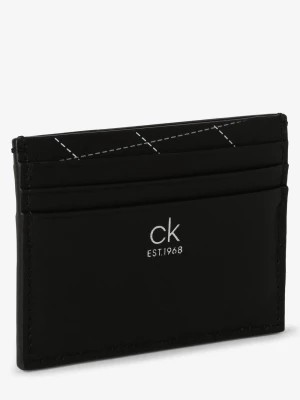 Zdjęcie produktu Calvin Klein Męskie etui na karty i brelok do kluczy Mężczyźni skóra czarny jednolity,