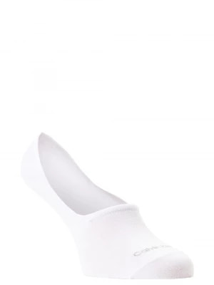 Zdjęcie produktu Calvin Klein Męskie skarpety do obuwia sportowego pakowane po 2 sztuki Mężczyźni Bawełna biały jednolity,