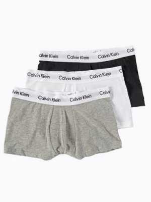 Zdjęcie produktu Calvin Klein Obcisłe bokserki pakowane po 3 szt. Mężczyźni Bawełna szary jednolity,
