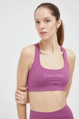 Zdjęcie produktu Calvin Klein Performance biustonosz sportowy Essentials kolor fioletowy