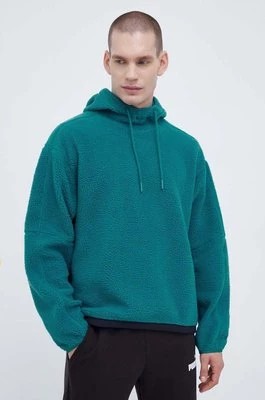 Zdjęcie produktu Calvin Klein Performance bluza sportowa kolor zielony z kapturem gładka