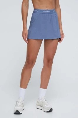 Zdjęcie produktu Calvin Klein Performance spódnica sportowa kolor niebieski mini prosta