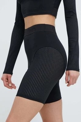 Zdjęcie produktu Calvin Klein Performance szorty treningowe kolor czarny gładkie high waist
