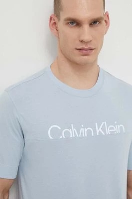 Zdjęcie produktu Calvin Klein Performance t-shirt męski kolor niebieski z nadrukiem