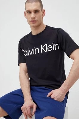 Zdjęcie produktu Calvin Klein Performance t-shirt treningowy Effect kolor czarny z nadrukiem