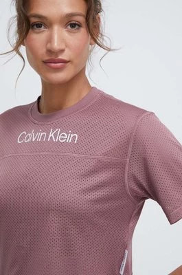 Zdjęcie produktu Calvin Klein Performance t-shirt treningowy kolor różowy