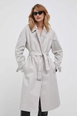 Zdjęcie produktu Calvin Klein płaszcz damski kolor szary przejściowy