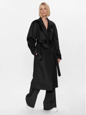 Zdjęcie produktu Calvin Klein Płaszcz wełniany K20K205496 Czarny Relaxed Fit