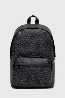 Zdjęcie produktu Calvin Klein plecak męski kolor czarny duży wzorzysty