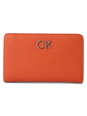 Zdjęcie produktu Calvin Klein Portfel damski Kobiety Sztuczna skóra pomarańczowy jednolity,