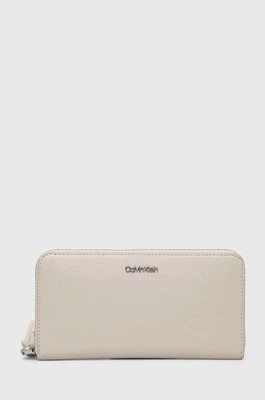 Zdjęcie produktu Calvin Klein portfel damski kolor beżowy