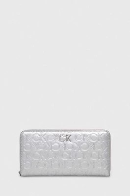 Zdjęcie produktu Calvin Klein portfel damski kolor srebrny