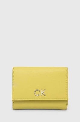 Zdjęcie produktu Calvin Klein portfel damski kolor żółty