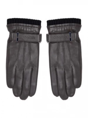 Zdjęcie produktu Calvin Klein Rękawiczki Męskie Leather Rivet Gloves K50K507425 Brązowy