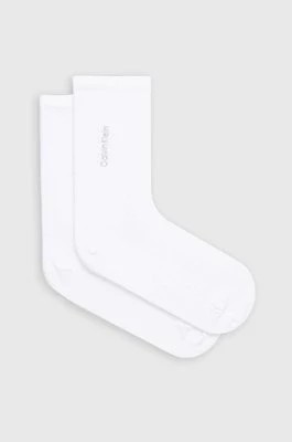 Zdjęcie produktu Calvin Klein skarpetki 2-pack damskie kolor biały