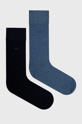 Zdjęcie produktu Calvin Klein skarpetki 2-pack męskie kolor niebieski