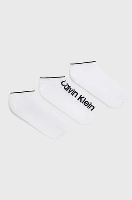 Zdjęcie produktu Calvin Klein Skarpetki (3-pack) męskie kolor biały 701218724