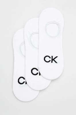 Zdjęcie produktu Calvin Klein skarpetki (3-pack) męskie kolor biały