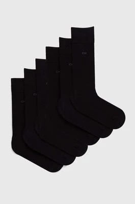 Zdjęcie produktu Calvin Klein skarpetki 6-pack męskie kolor czarny 701220505
