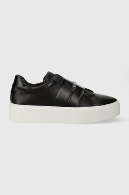 Zdjęcie produktu Calvin Klein sneakersy FLATFORM CUPSOLE SLIP ON W/HW kolor czarny HW0HW01862