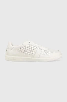 Zdjęcie produktu Calvin Klein sneakersy skórzane kolor biały