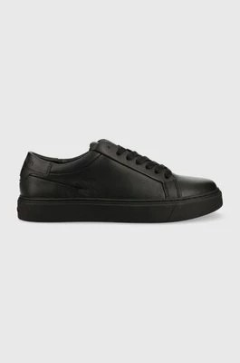 Zdjęcie produktu Calvin Klein sneakersy skórzane LOW TOP LACE UP PB kolor czarny HM0HM01019