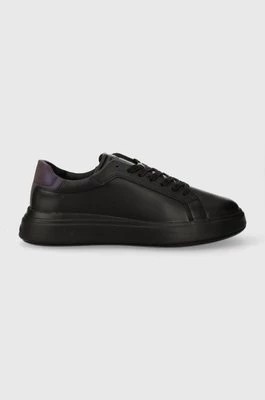 Zdjęcie produktu Calvin Klein sneakersy skórzane LOW TOP LACE UP PET kolor czarny HM0HM01288