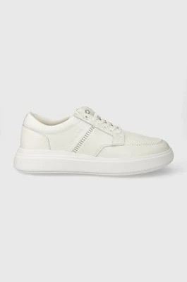 Zdjęcie produktu Calvin Klein sneakersy skórzane LOW TOP LACE UP TAILOR kolor biały HM0HM01379