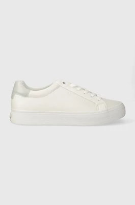 Zdjęcie produktu Calvin Klein sneakersy VULC LACE UP - NANO FOX kolor biały HW0HW01066