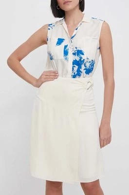 Zdjęcie produktu Calvin Klein spódnica kolor beżowy midi prosta K20K207039
