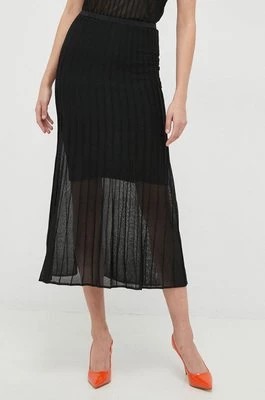 Zdjęcie produktu Calvin Klein spódnica kolor czarny maxi ołówkowa