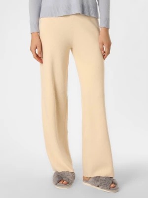Zdjęcie produktu Calvin Klein Spodnie Kobiety Bawełna beżowy jednolity,