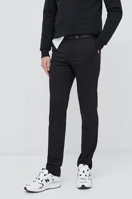 Zdjęcie produktu Calvin Klein spodnie męskie kolor czarny dopasowane
