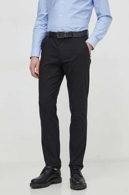 Zdjęcie produktu Calvin Klein spodnie męskie kolor czarny proste
