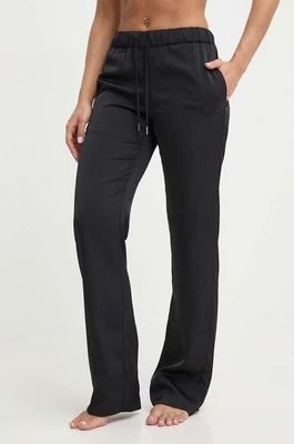 Zdjęcie produktu Calvin Klein spodnie piżamowe damskie kolor czarny satynowa K20K206662