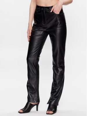 Zdjęcie produktu Calvin Klein Spodnie skórzane K20K205487 Czarny Regular Fit