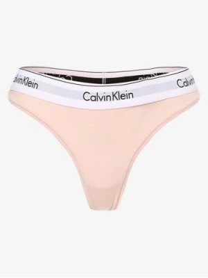 Zdjęcie produktu Calvin Klein Stringi Kobiety Bawełna różowy jednolity,