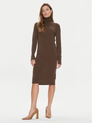 Zdjęcie produktu Calvin Klein Sukienka dzianinowa K20K205992 Brązowy Regular Fit